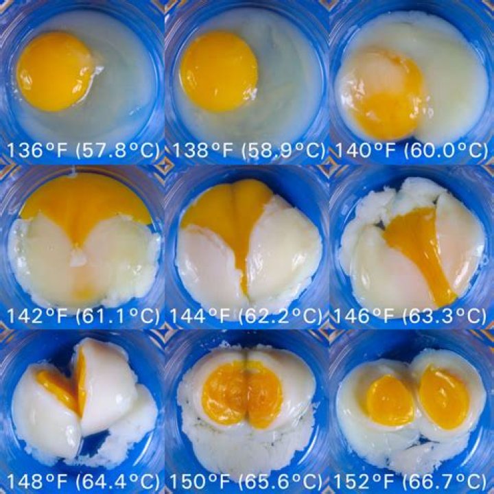 What temperature do you sous vide eggs at?