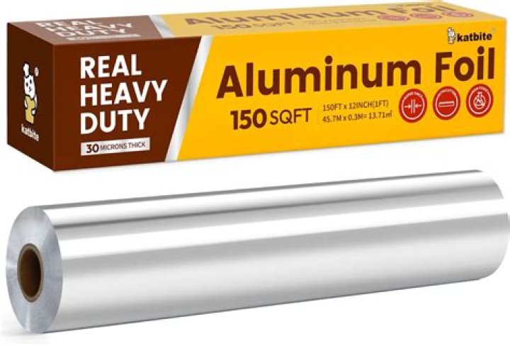 What temperature is safe for aluminum foil?