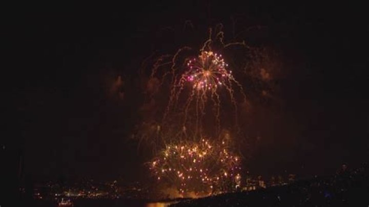 What time do the fireworks start in Boulder City Nevada?