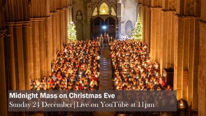 What time is midnight Mass on Christmas Eve?