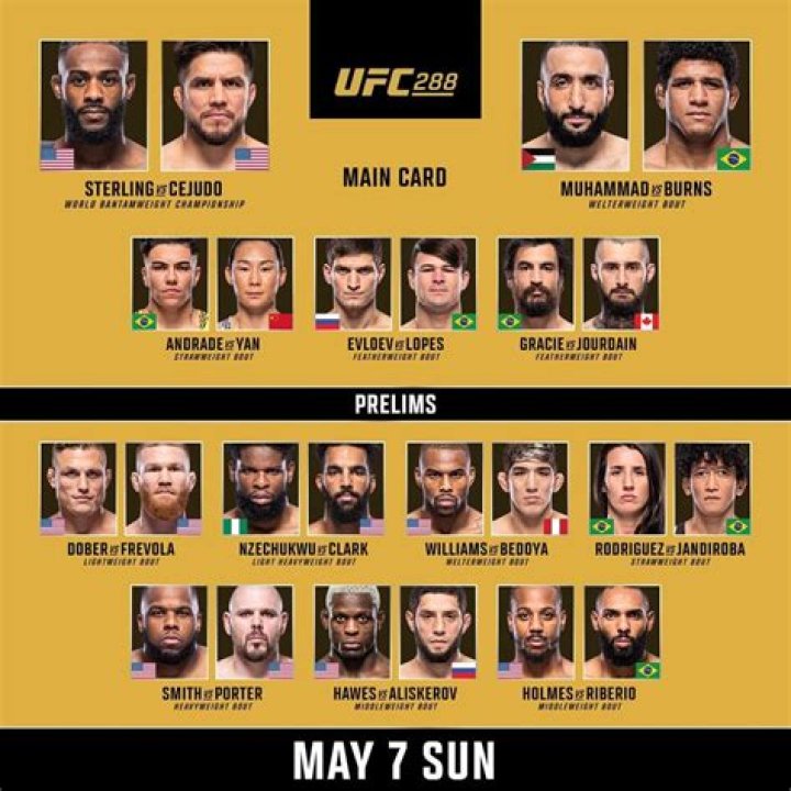 What time is UFC Fight 168?
