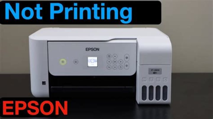 What to do if Epson printer is not working?
