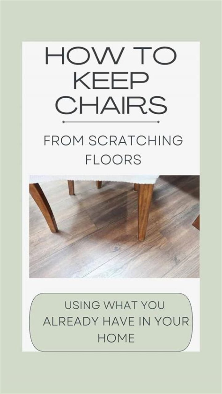 What to use to keep furniture from scratching wood floors?
