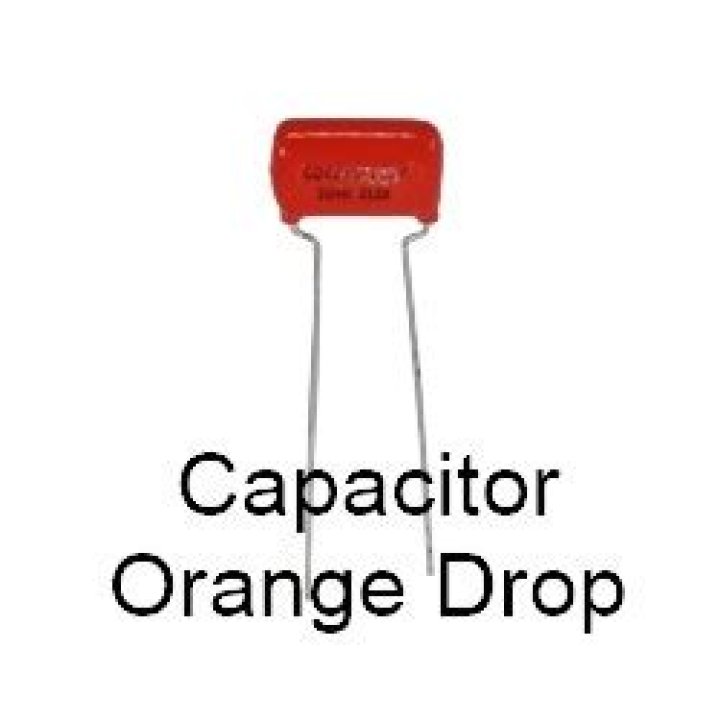What type of capacitor is an orange drop?