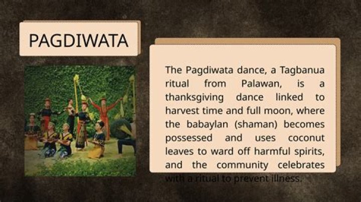 What type of dance is Pagdiwata?