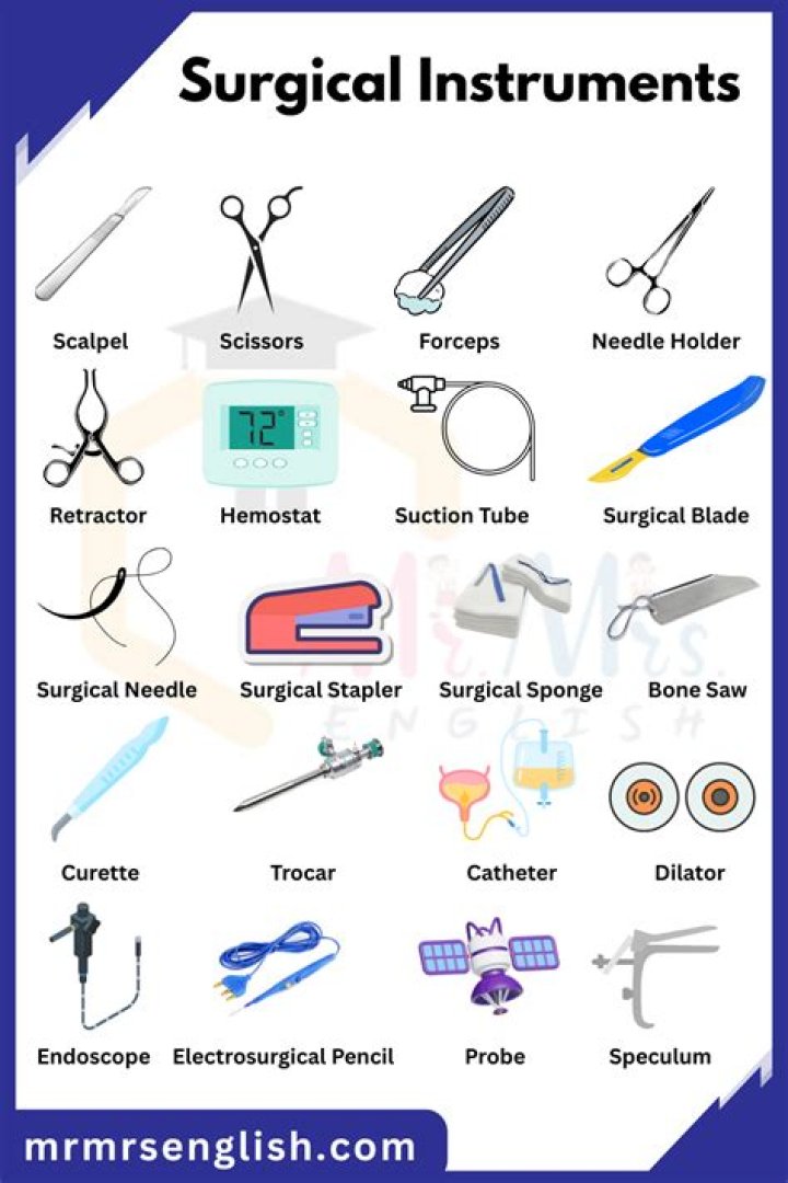 What type of finish is used on most surgical instruments?
