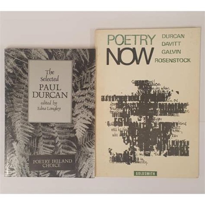 What type of poet is Paul Durcan?