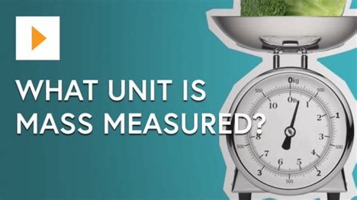 What unit is used to describe mass?