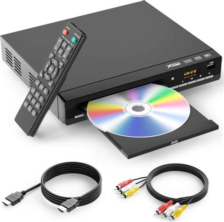 What video format plays on DVD player?