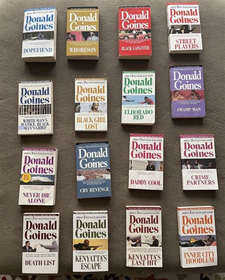 What was Donald Goines last book?