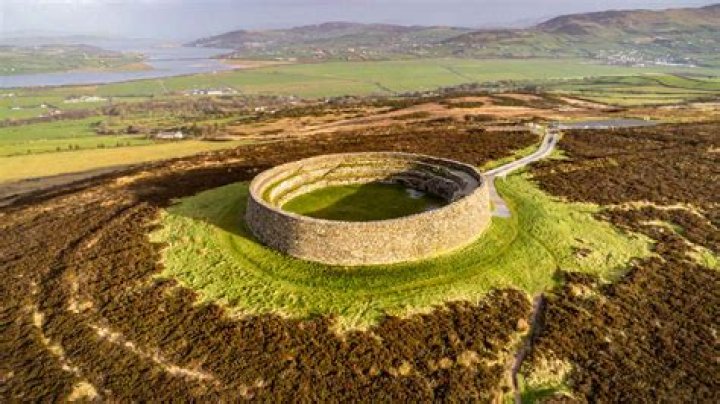 What was inside a Celtic hillfort?
