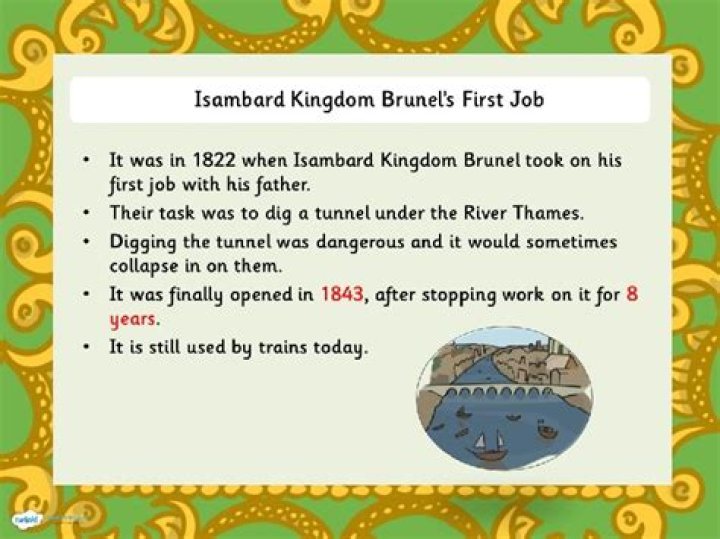 What was Isambard Kingdom Brunel first job?