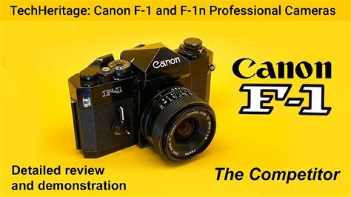 What was so great about the Canon F-1?