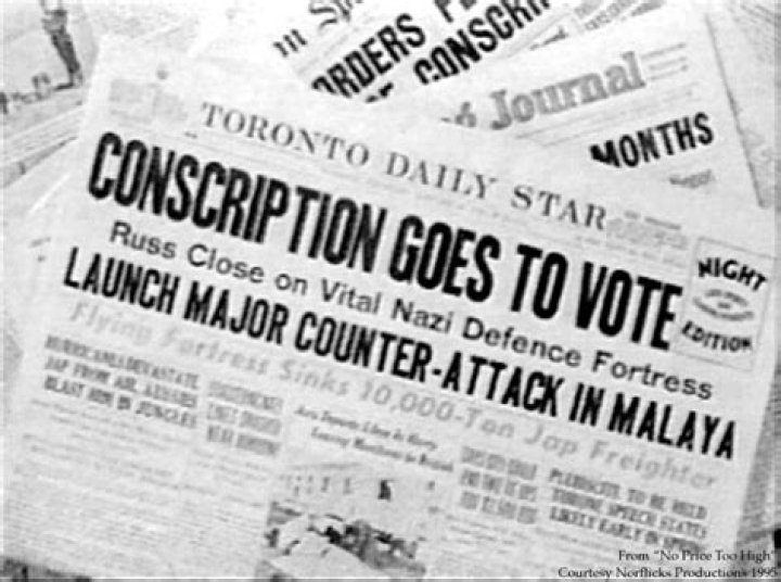 What was the Conscription Crisis of 1944 Canada?
