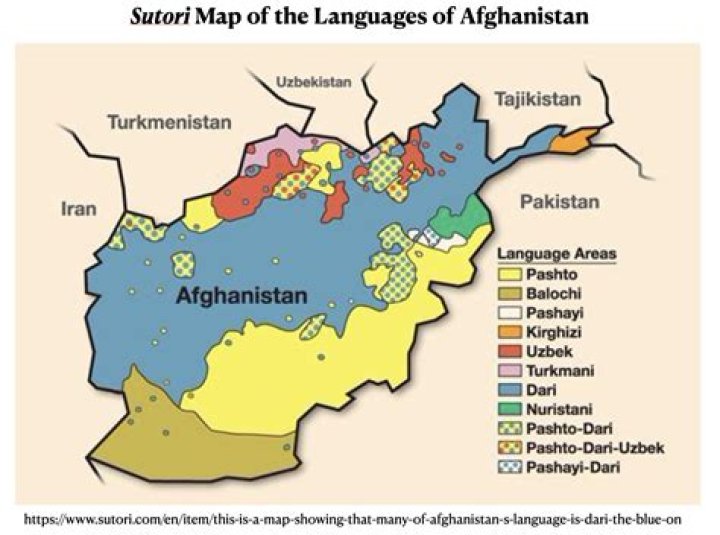 What was the first language of Afghanistan?