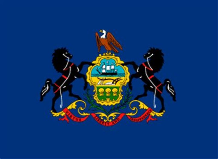 What was the first Pennsylvania flag?