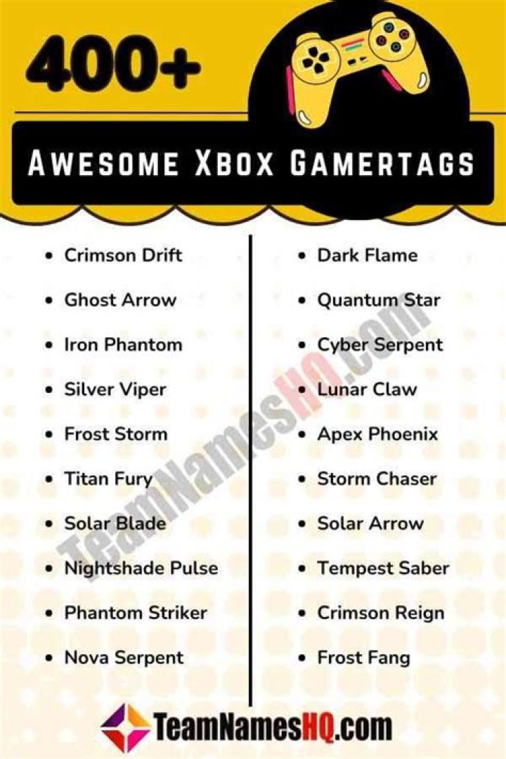 What Xbox Gamertags are allowed?