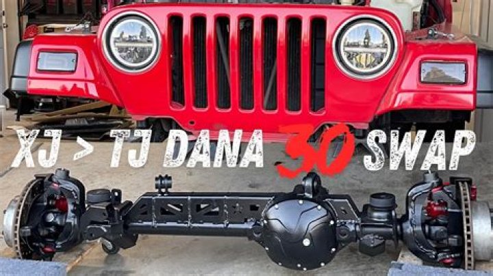 What year XJ has Dana 44?