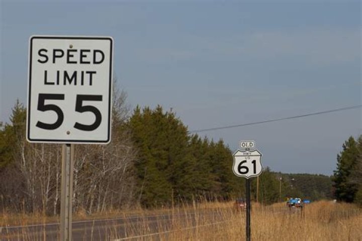 What years was the national speed limit 55?