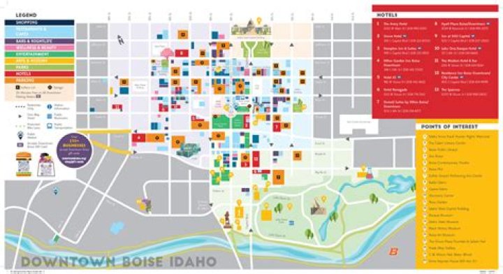 What zip code is downtown Boise?
