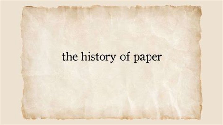 When and where was paper invented?