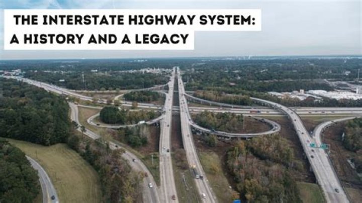 When did construction begin on the interstate highway system?
