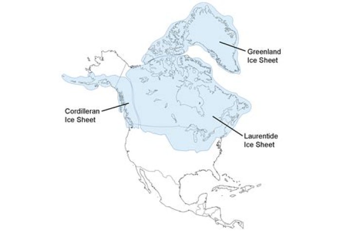 When did the North American ice sheet melt?