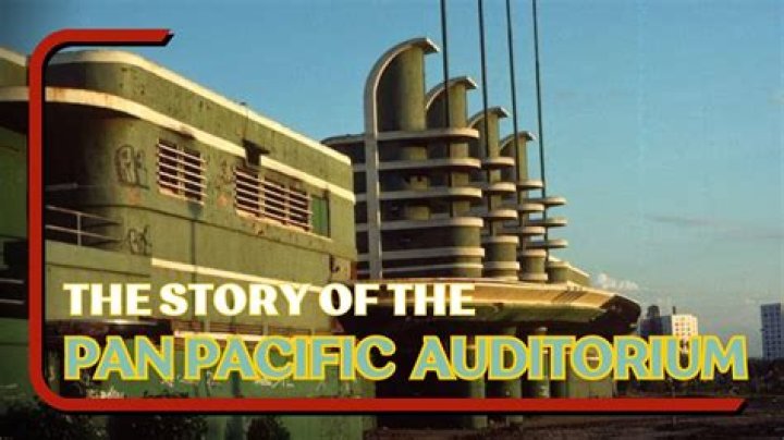 When did the Pan-Pacific Auditorium burn down?