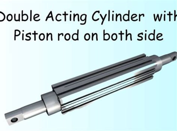 When should a double-acting cylinder be used?