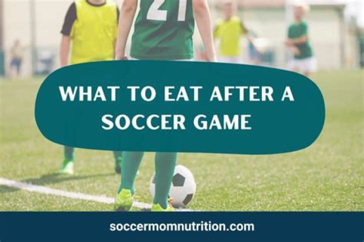 When should an athlete eat after a game?
