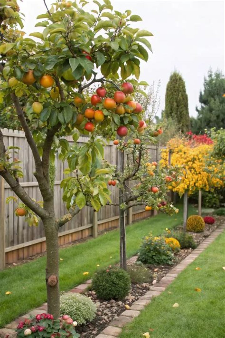 When should grease bands be put on fruit trees?