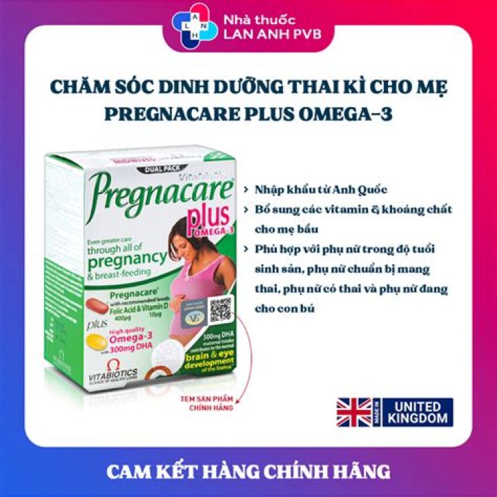 When should I take Pregnacare plus omega-3?