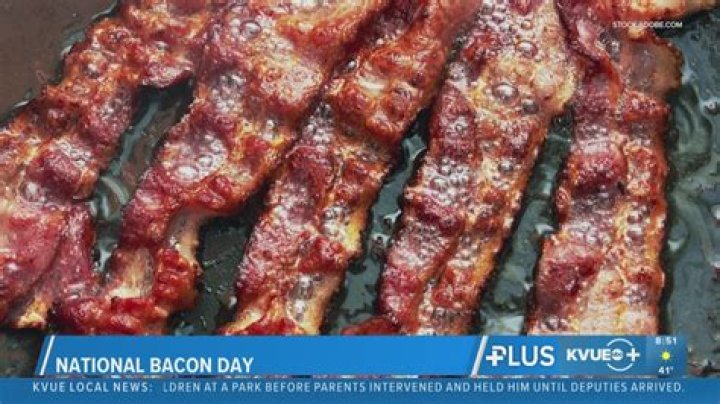 When was National Bacon Day?