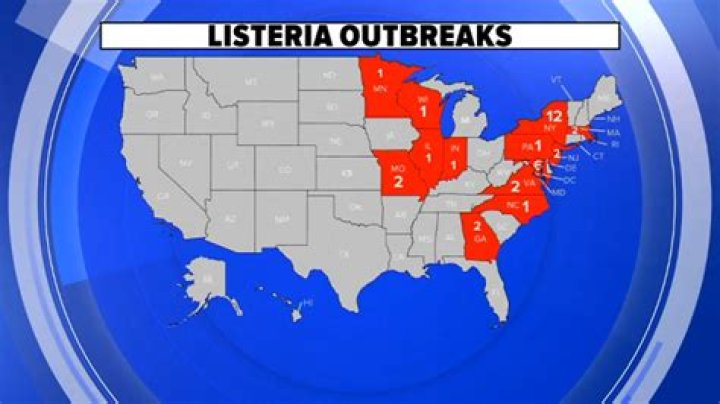 When was the most recent outbreak of Listeria?