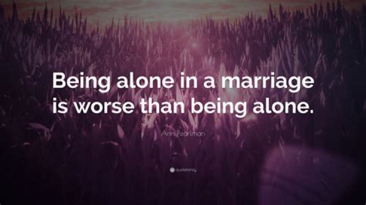 When your married but feel alone?