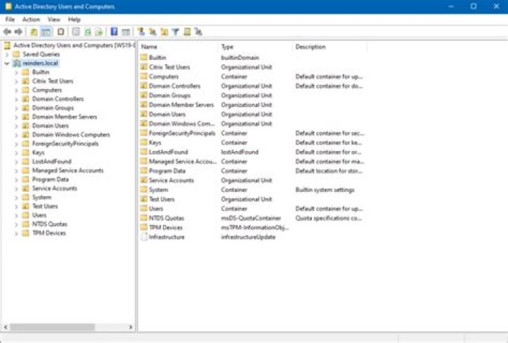 Where are groups located in Active Directory?