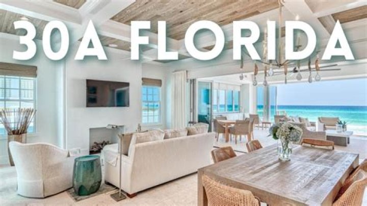 Where are the beaches of 30A?