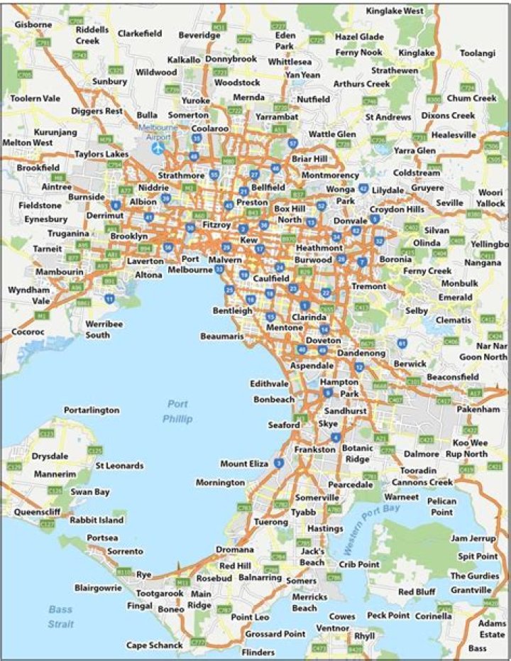 Where are the block locations Melbourne?