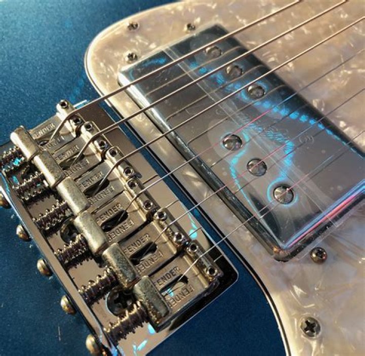 Where are the blue notes on a guitar?