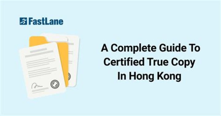 Where can I get certified copies in Hong Kong?