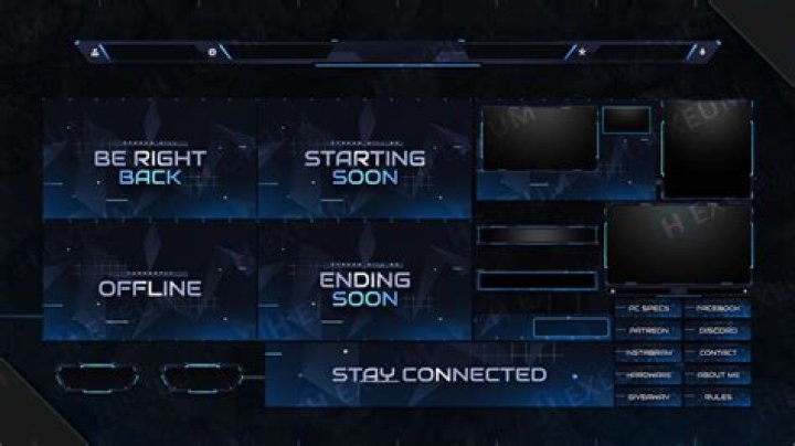 Where can I get free overlays for OBS?