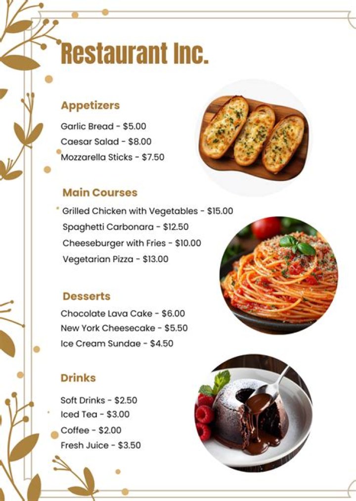 Where can I make a menu for free?