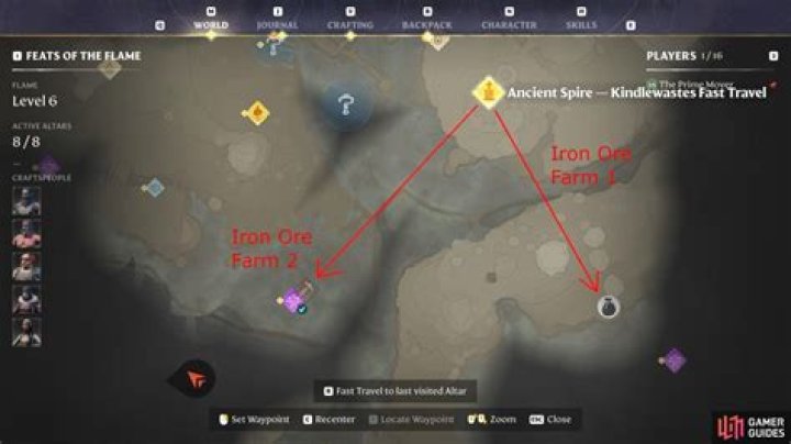 Where can I mine iron ore in wow?