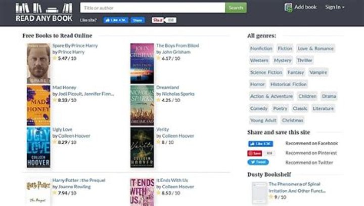 Where can I read anime books for free?