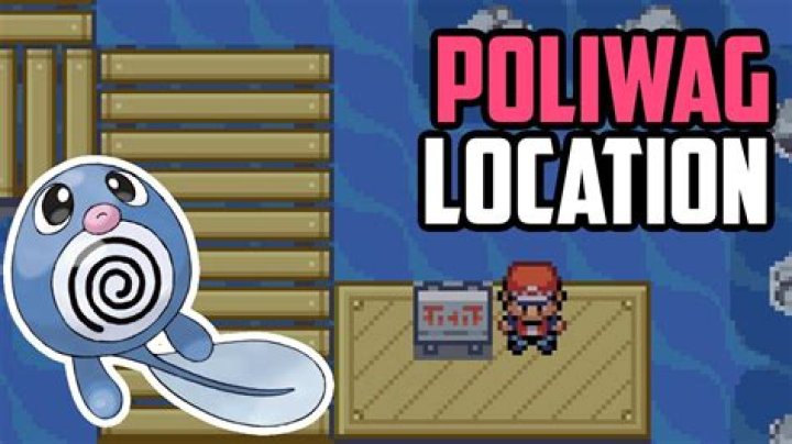 Where can you catch a Poliwag in fire red?