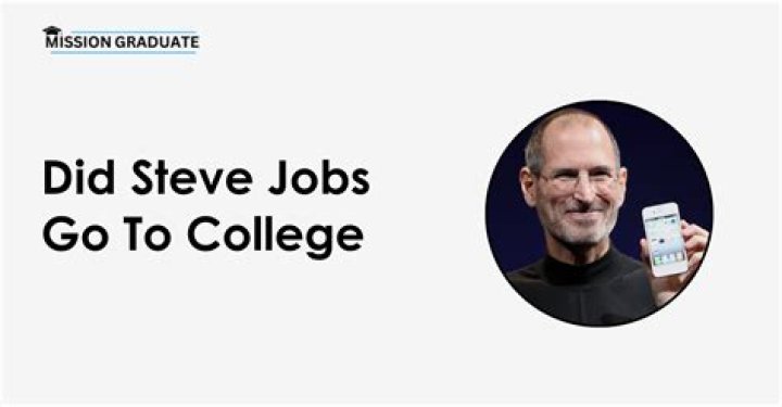 Where did Steve Jobs graduated from?