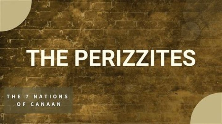 Where did the Perizzites originally come from?