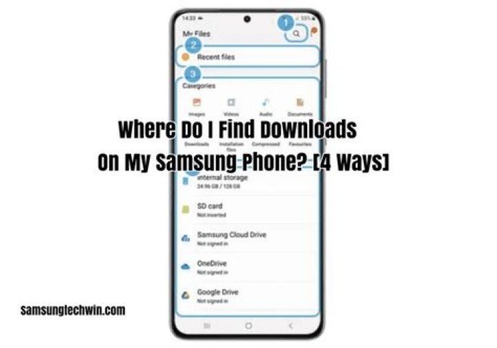 Where do I find saved pages on my Samsung phone?