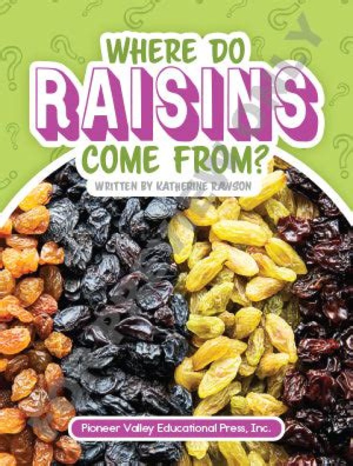 Where do yellow raisins come from?