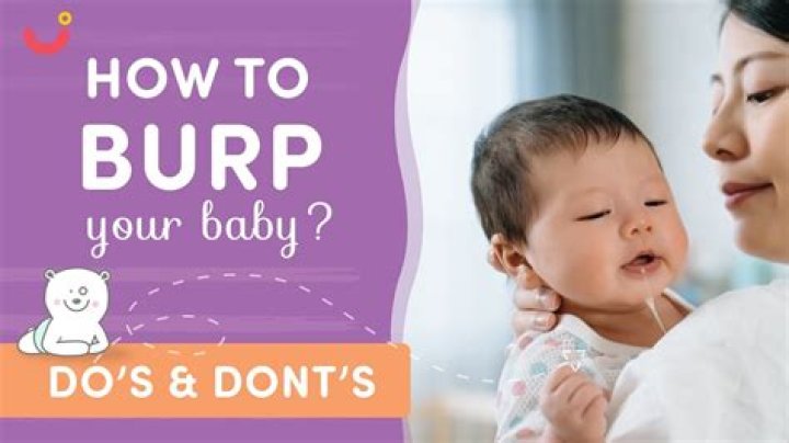 Where do you burp a newborn?